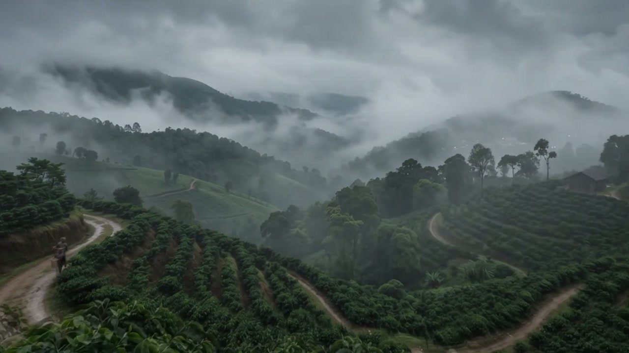 Shade-grown coffee estate in Kodagu