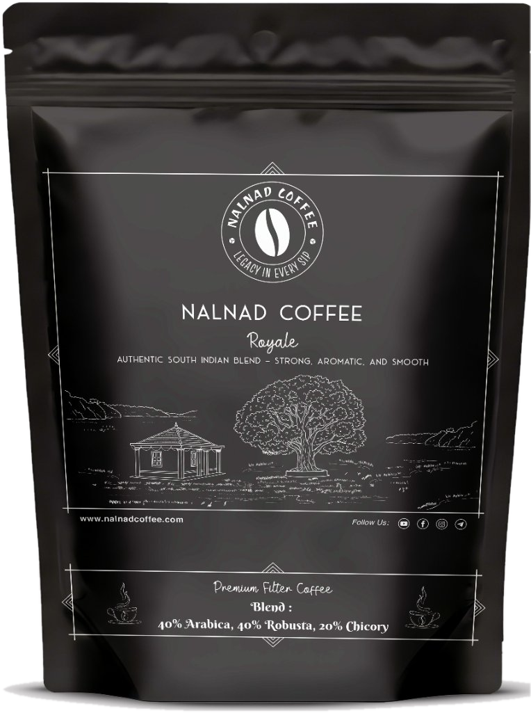 Nalnad Royale – Arabica Robusta Filter Coffee Powder from Kodagu | Nalnad Coffee